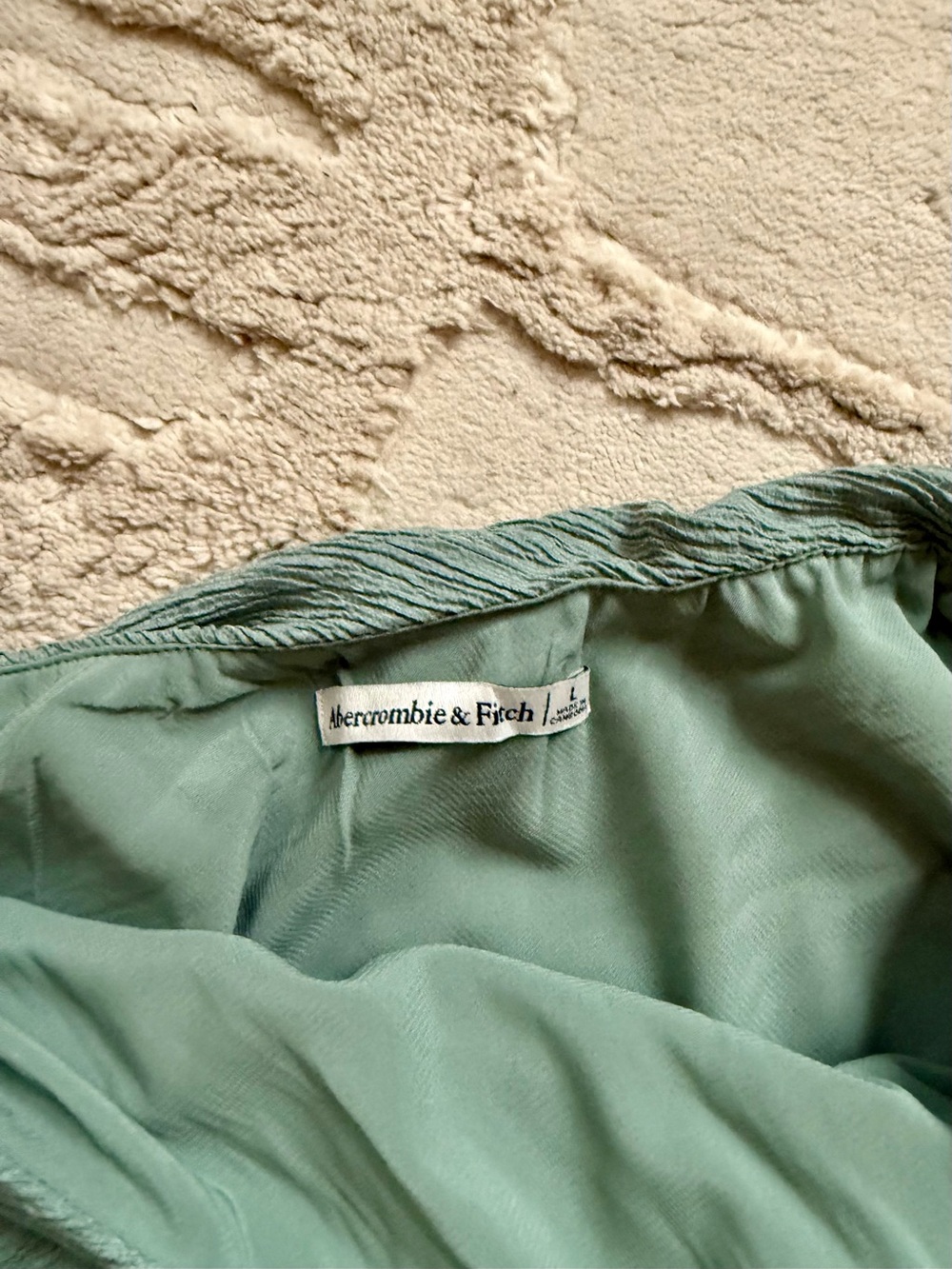 NWOT Abercrombie Two Piece Sage Set Large - Picture 5 of 5